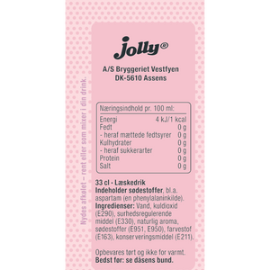 Jolly Rose Lemonade Sukkerfri