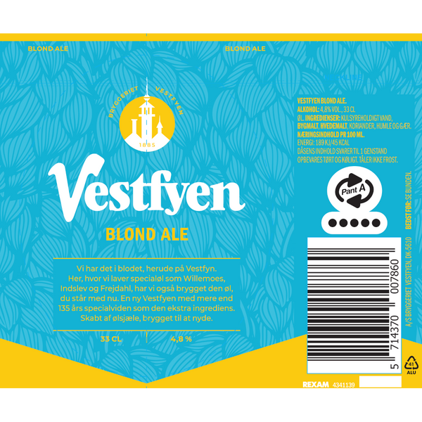 Vestfyen Blond Ale (6-pack)