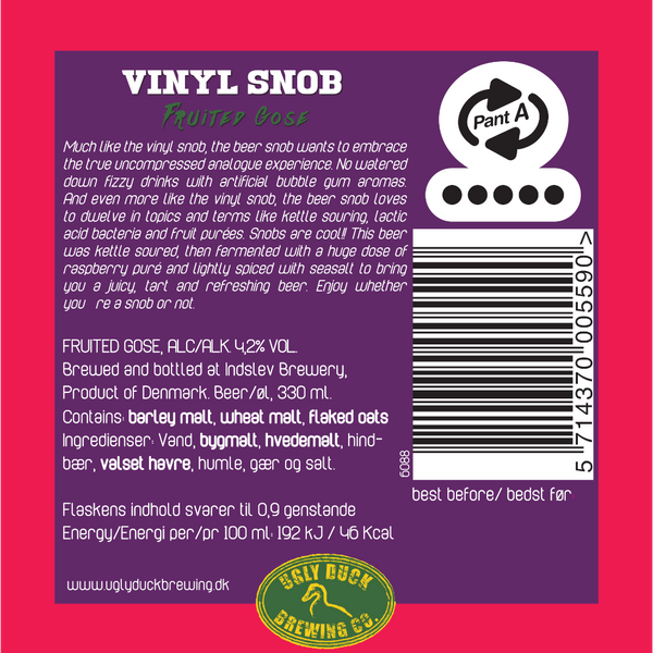 Vinyl Snob (Raspberry Edition)